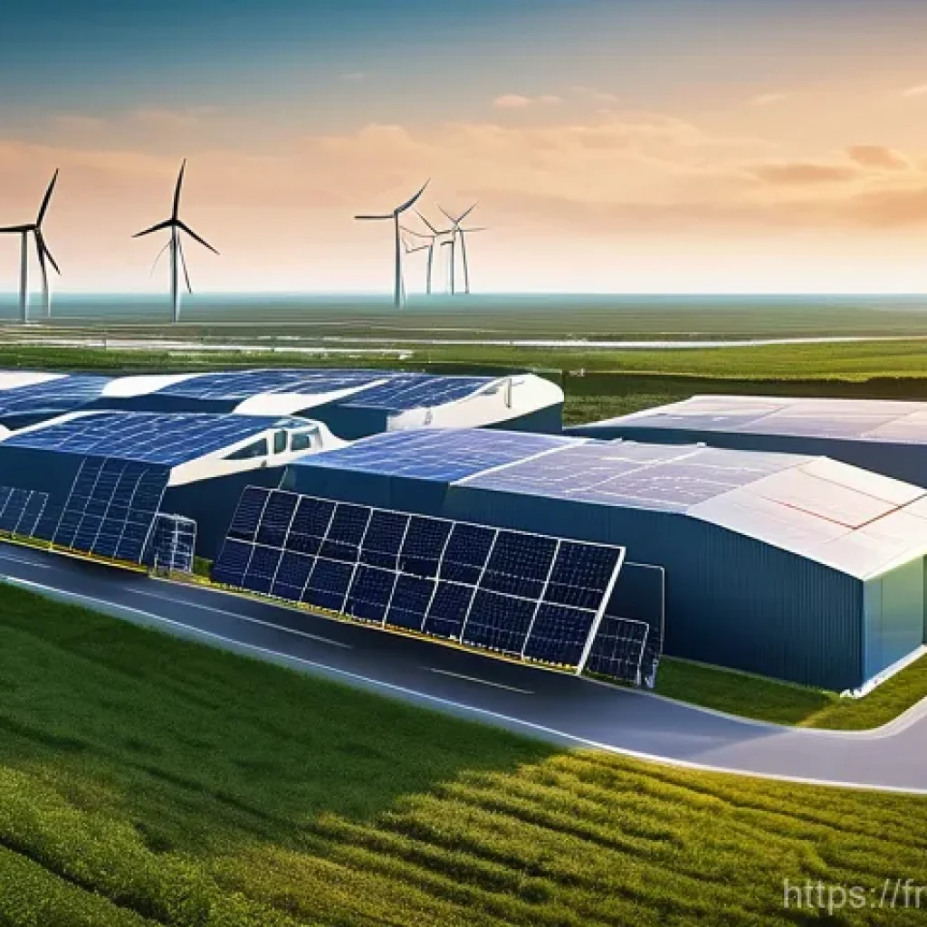 무역 실무의 최신 사례 분석 - **Sustainable and Resilient Global Supply Chain:**
    "A visually rich and futuristic illustration ...