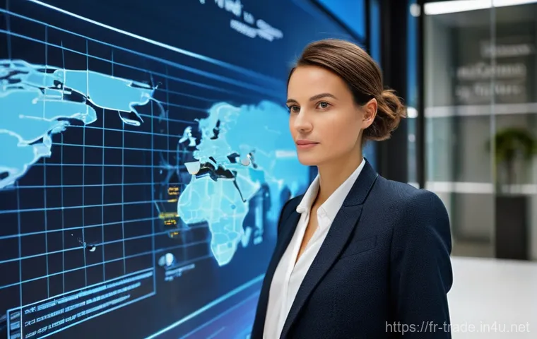 무역 실무자가 활용할 수 있는 유용한 웹사이트 - Customs and Compliance Navigator**
A sophisticated, high-definition photograph of a confident Fr...